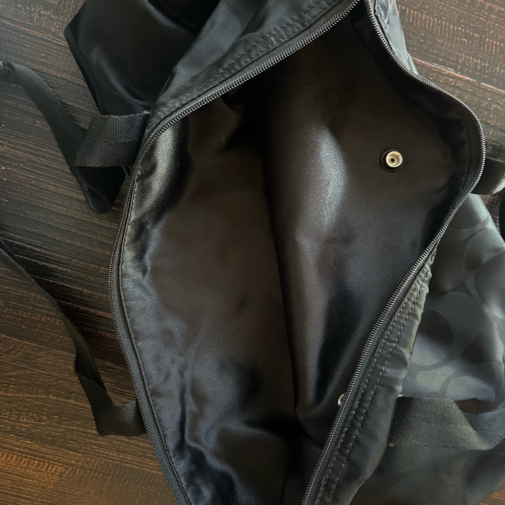 Coach Black Patterned Tote - image 5